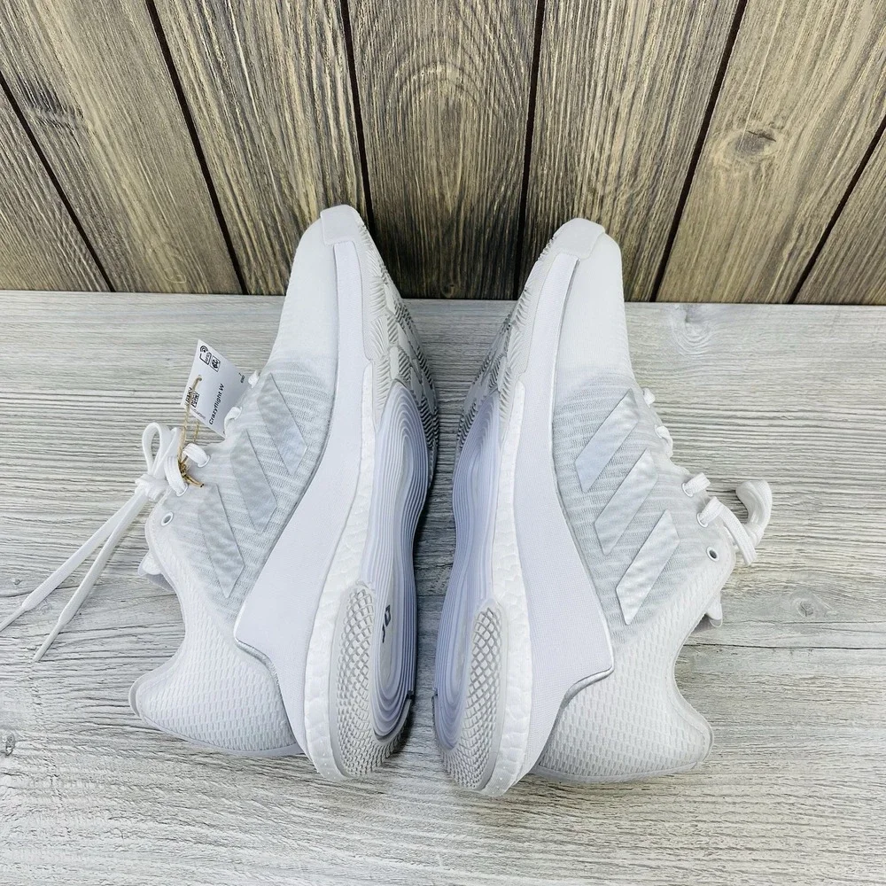 Adidas Crazyflight Volleyball Shoes White Silver Grey IG3970 Womens Size: 8.5 - Picture 15 of 16